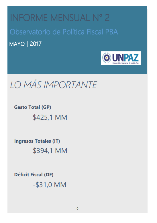 Informe Mensual Nº 2