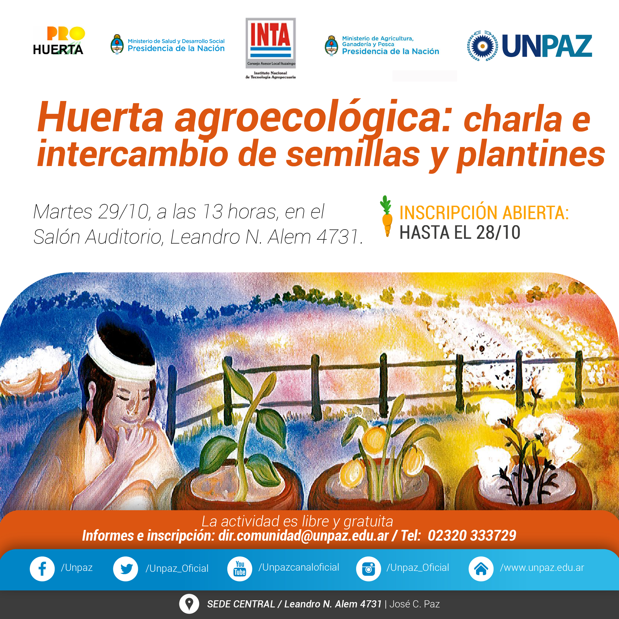 Huerta agroecológicaUNPAZ