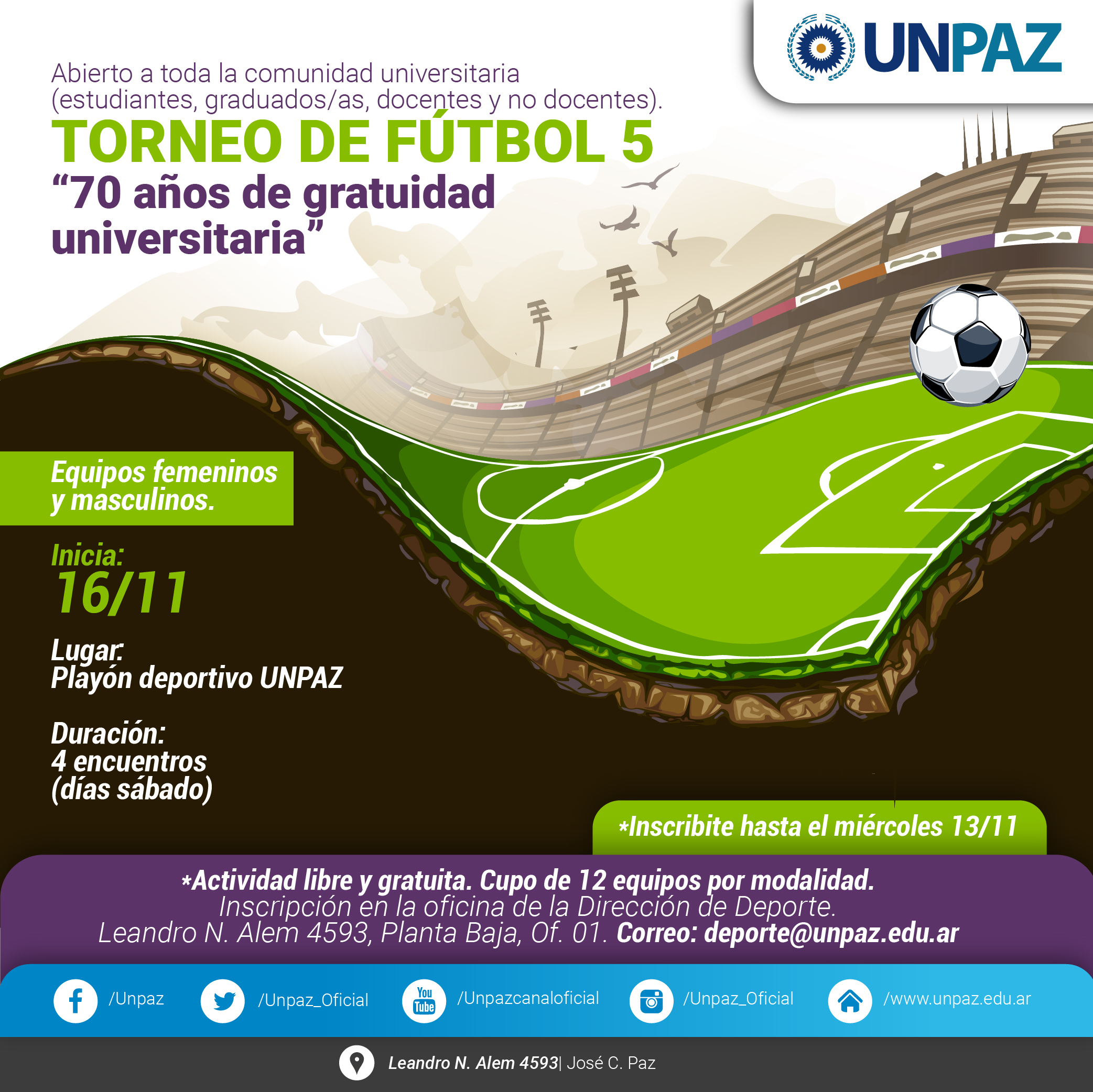 Torneo fútbol 5