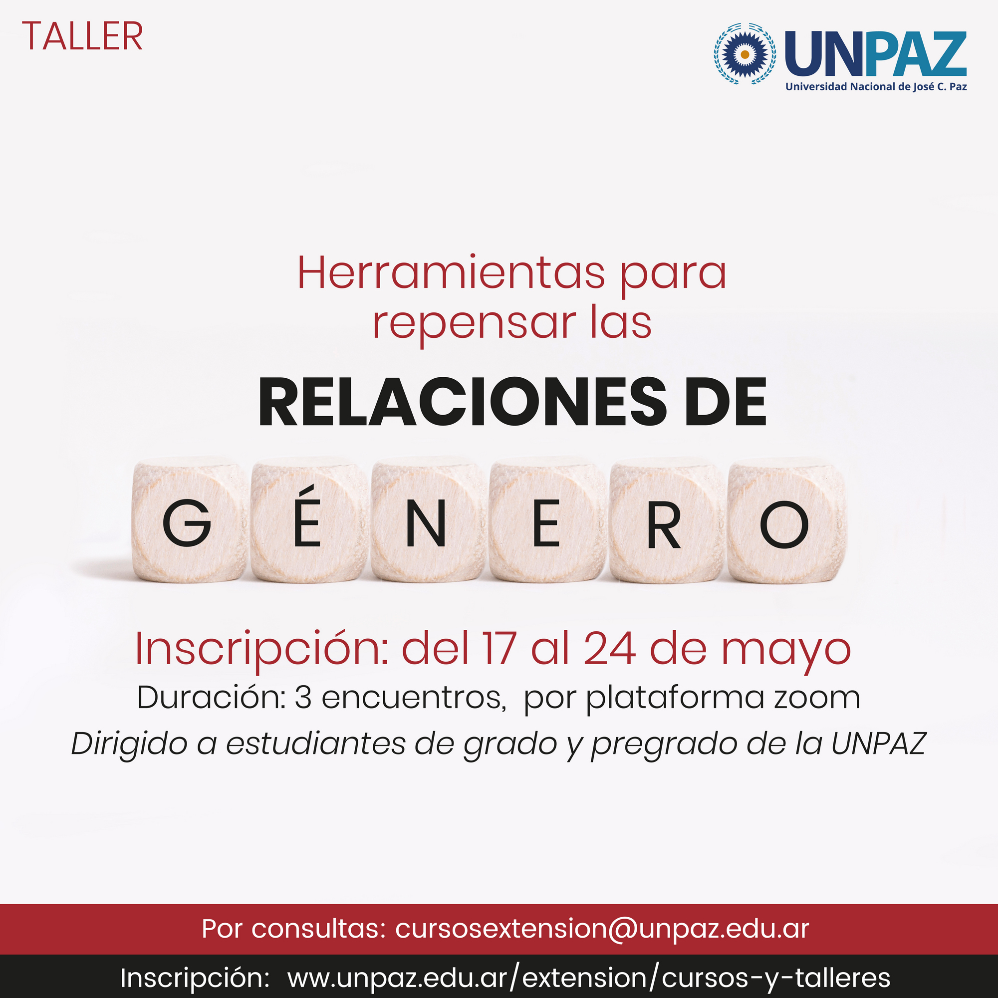 Taller “Herramientas para repensar las relaciones de género”