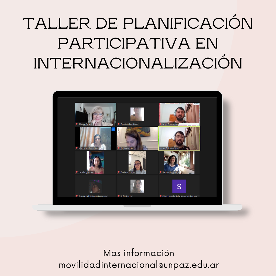 taller de planificación participativa en internacionalización