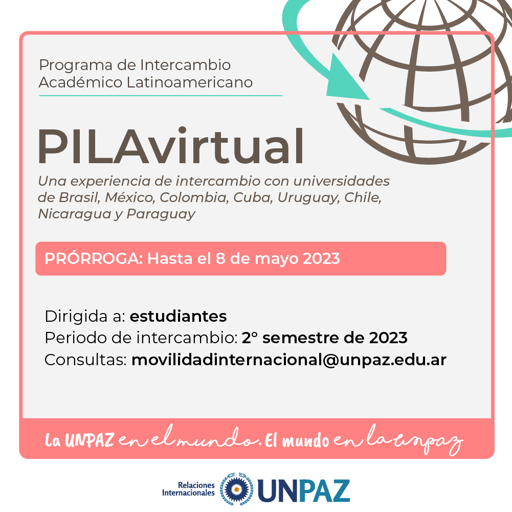 CONVOCATORIA A PILA VIRTUAL ESTUDIANTES 2-2023 - SEGUNDO SEMESTRE - UNPAZ