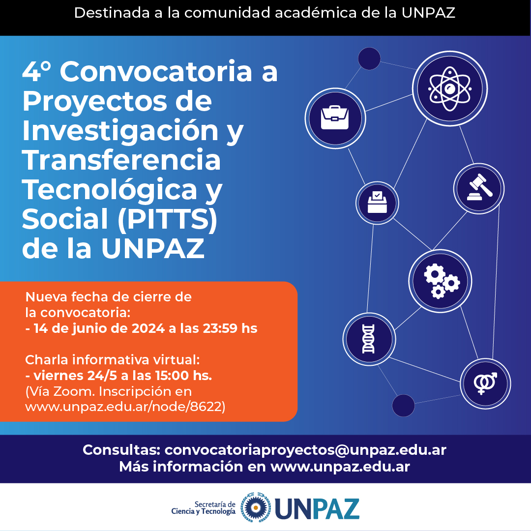 CONVOCATORIA A PROYECTOS DE INVESTIGACIÓN - UNPAZ