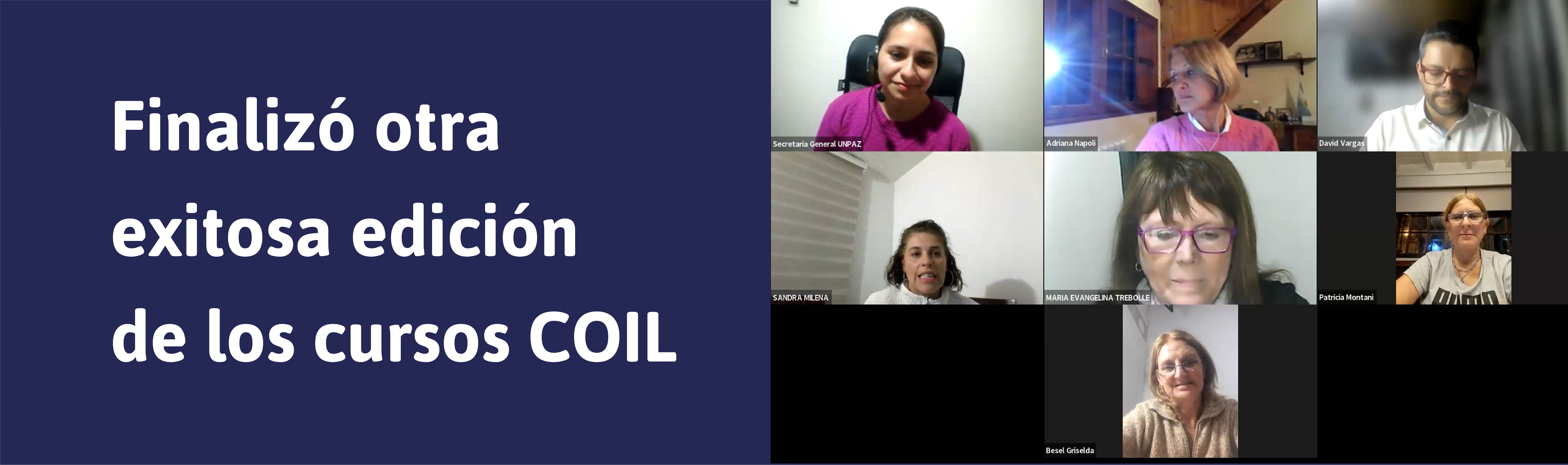 Finalizó otra exitosa edición de los cursos COIL - UNPAZ