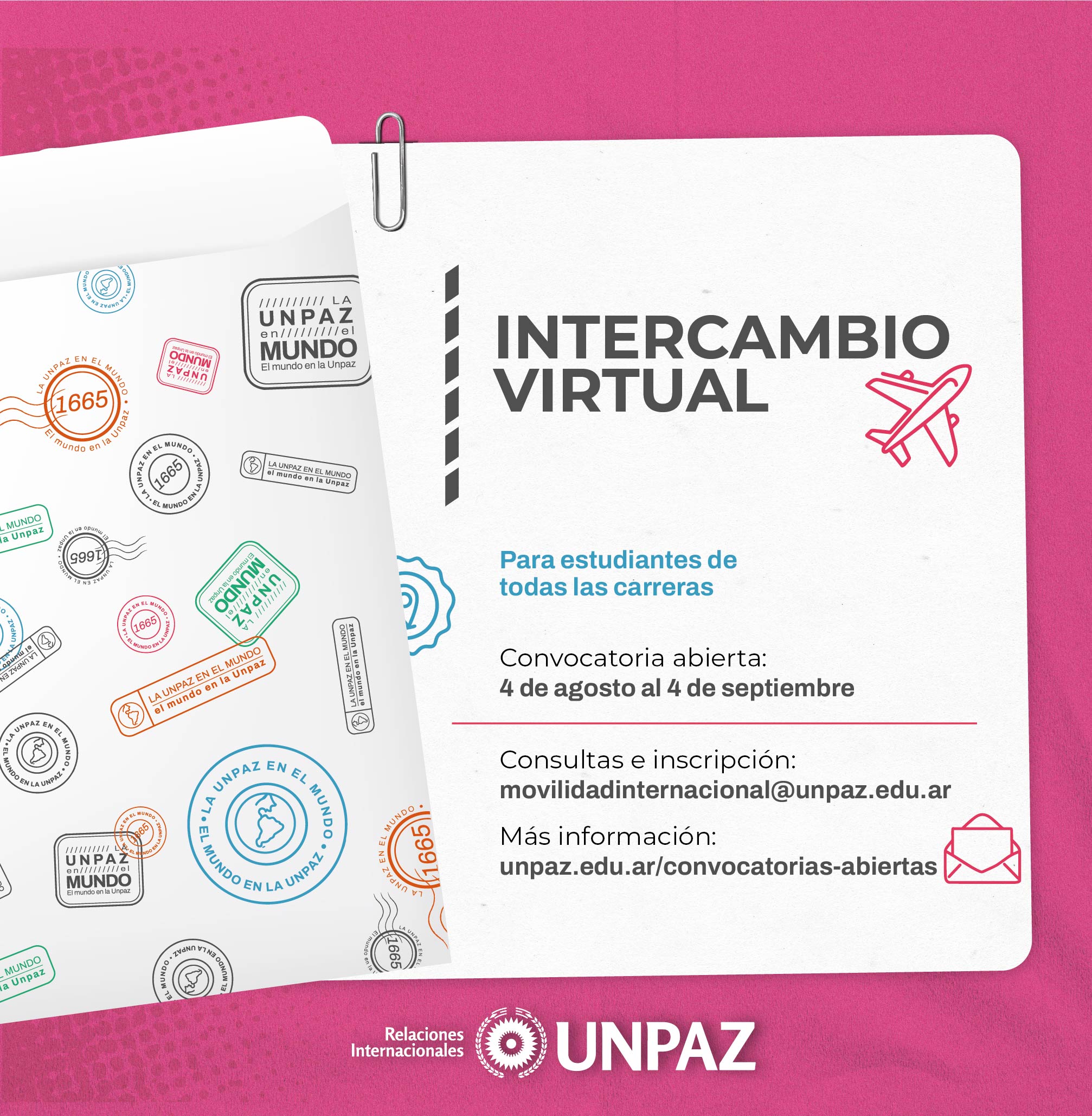 CONVOCATORIA A PILA VIRTUAL ESTUDIANTES 1-2026 - UNPAZ