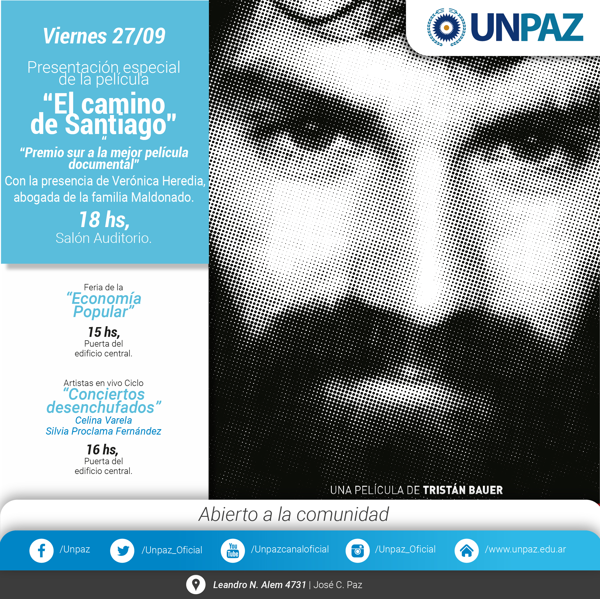 UNPAZ. Presentación de "El camino de Santiago".