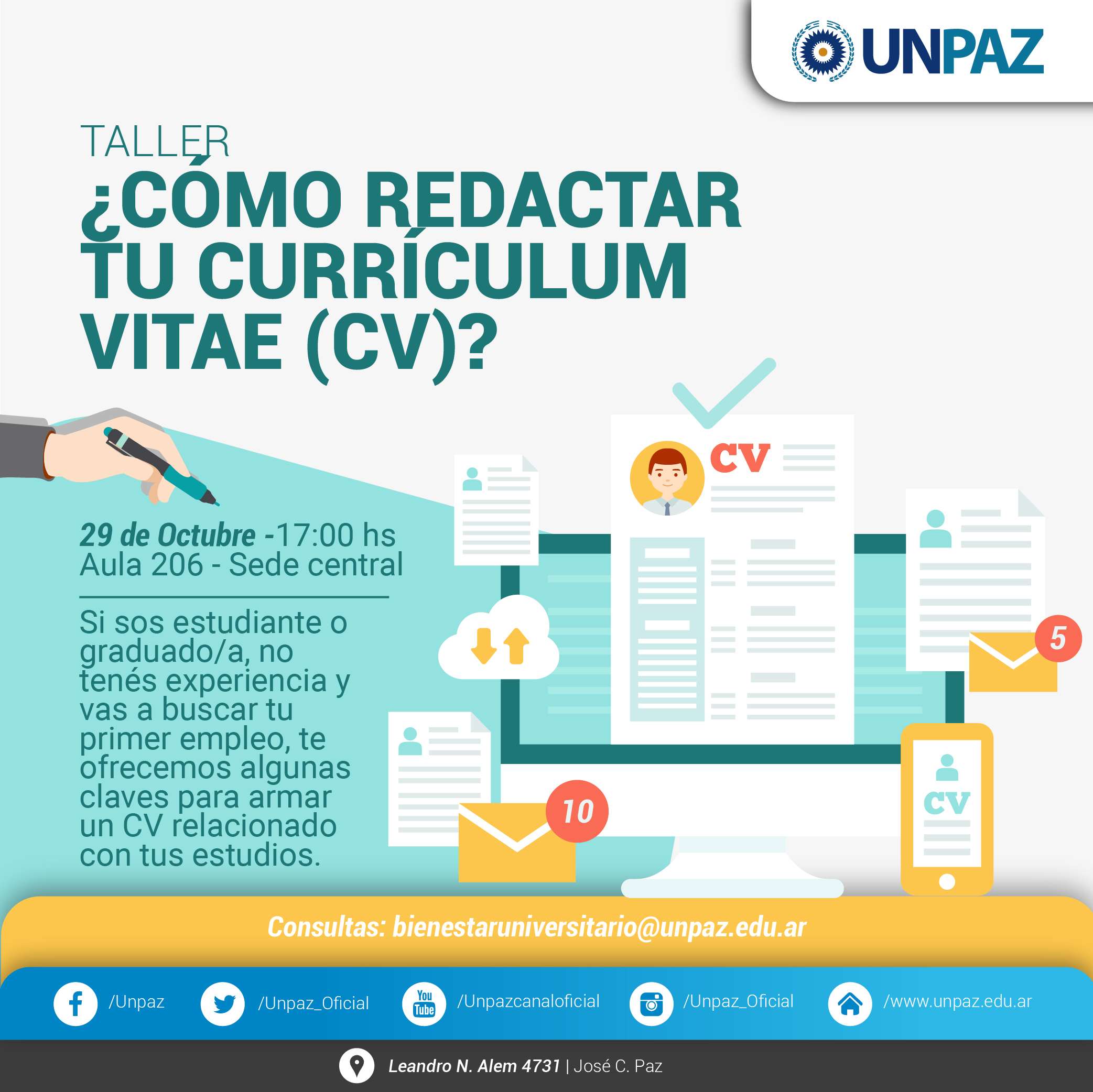 Taller armado de CV