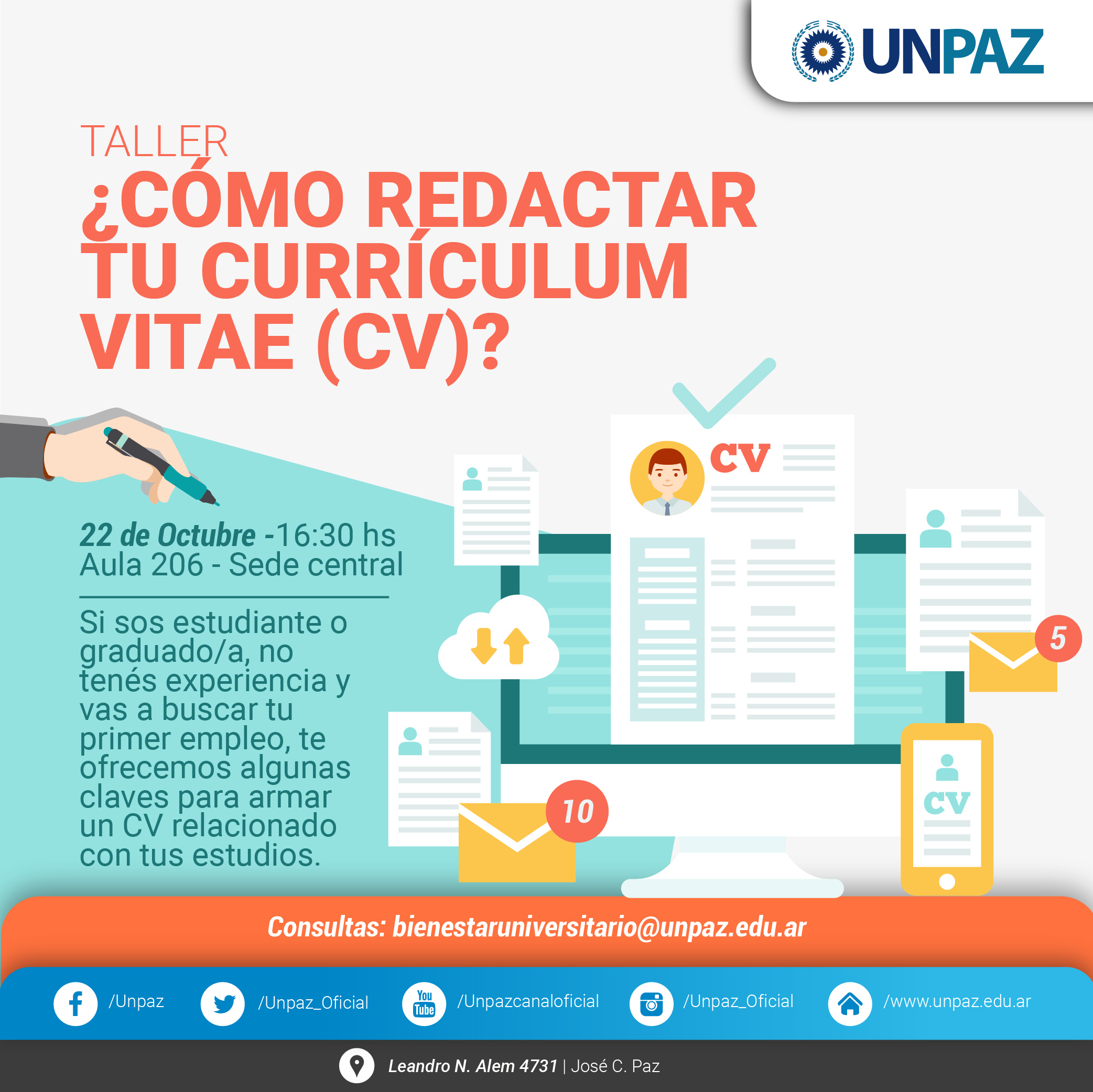 Taller armado de CV