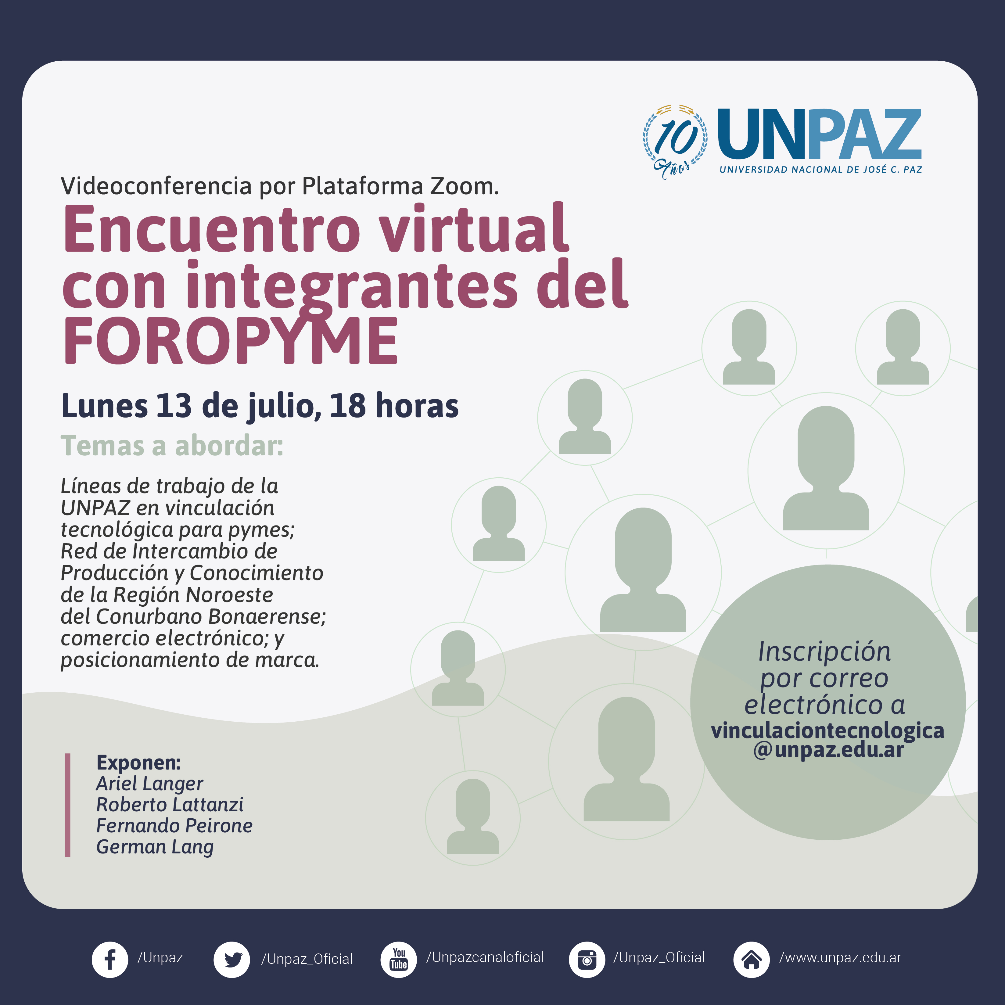 Encuentro virtual FOROPYME