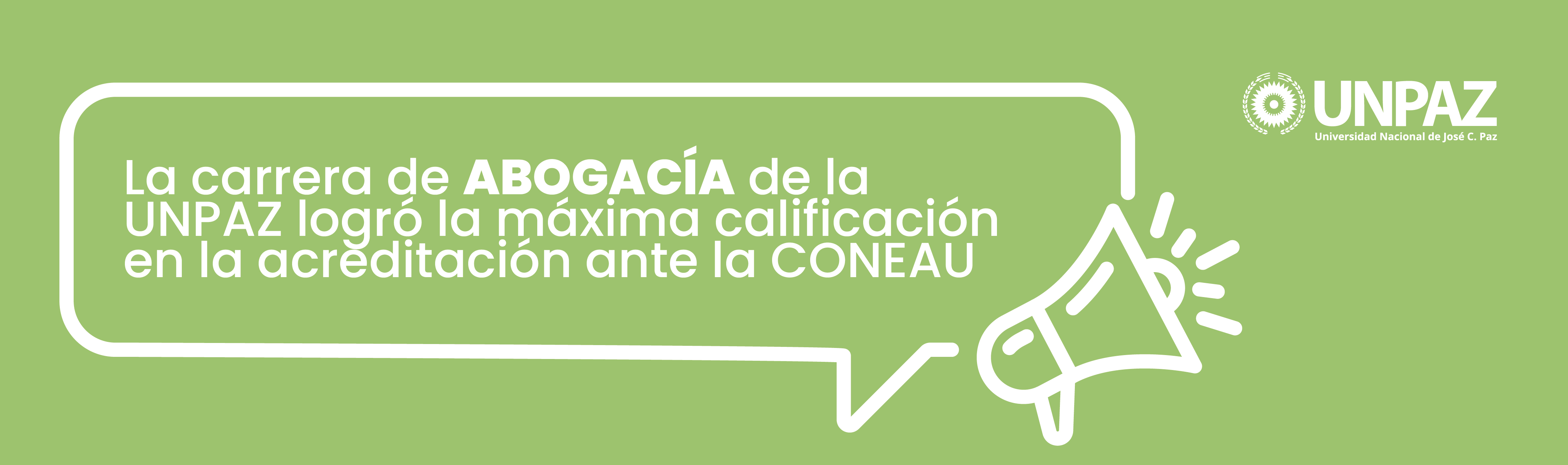 Acreditación de Abogacía ante la CONEAU