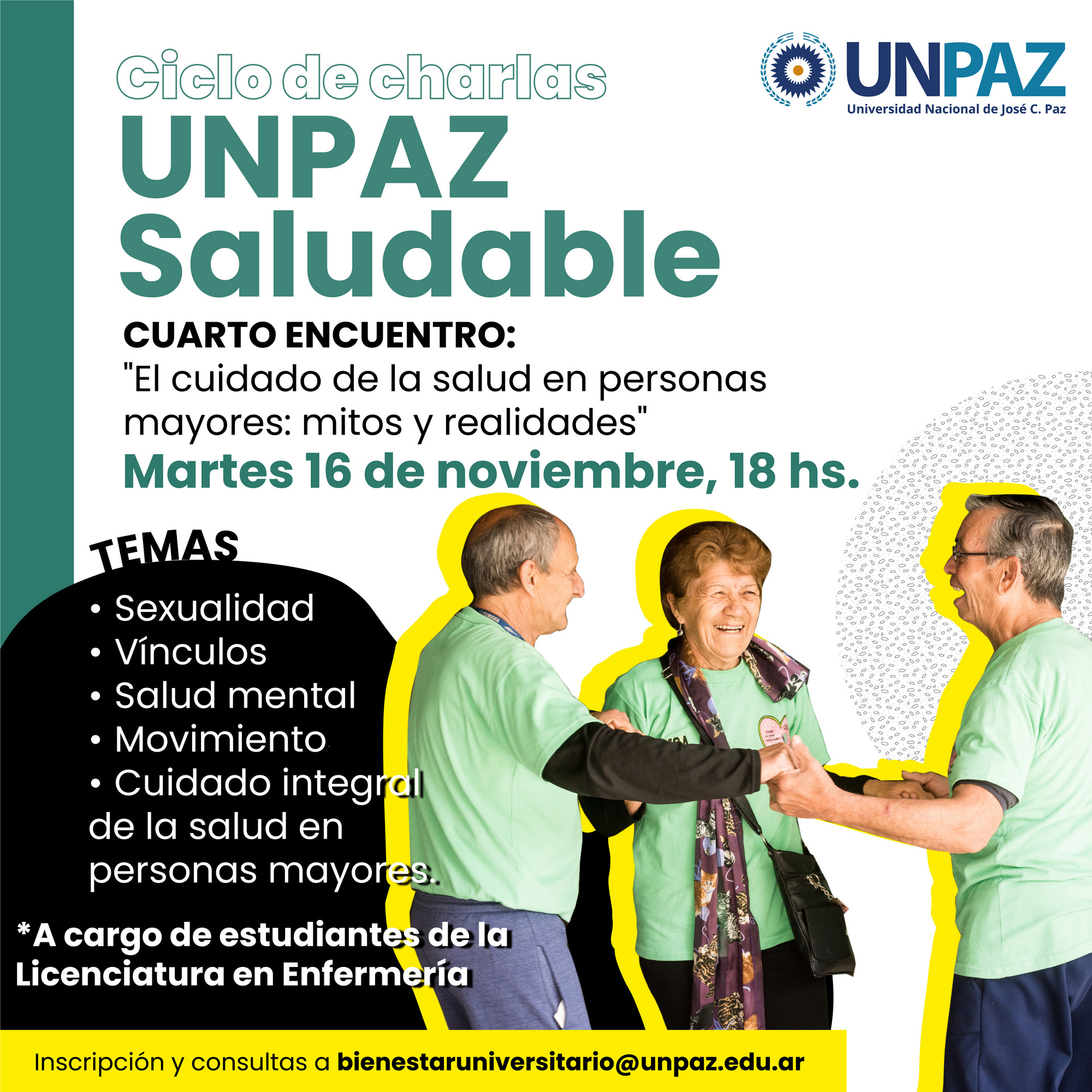 Nuevo encuentro del ciclo UNPAZ saludable