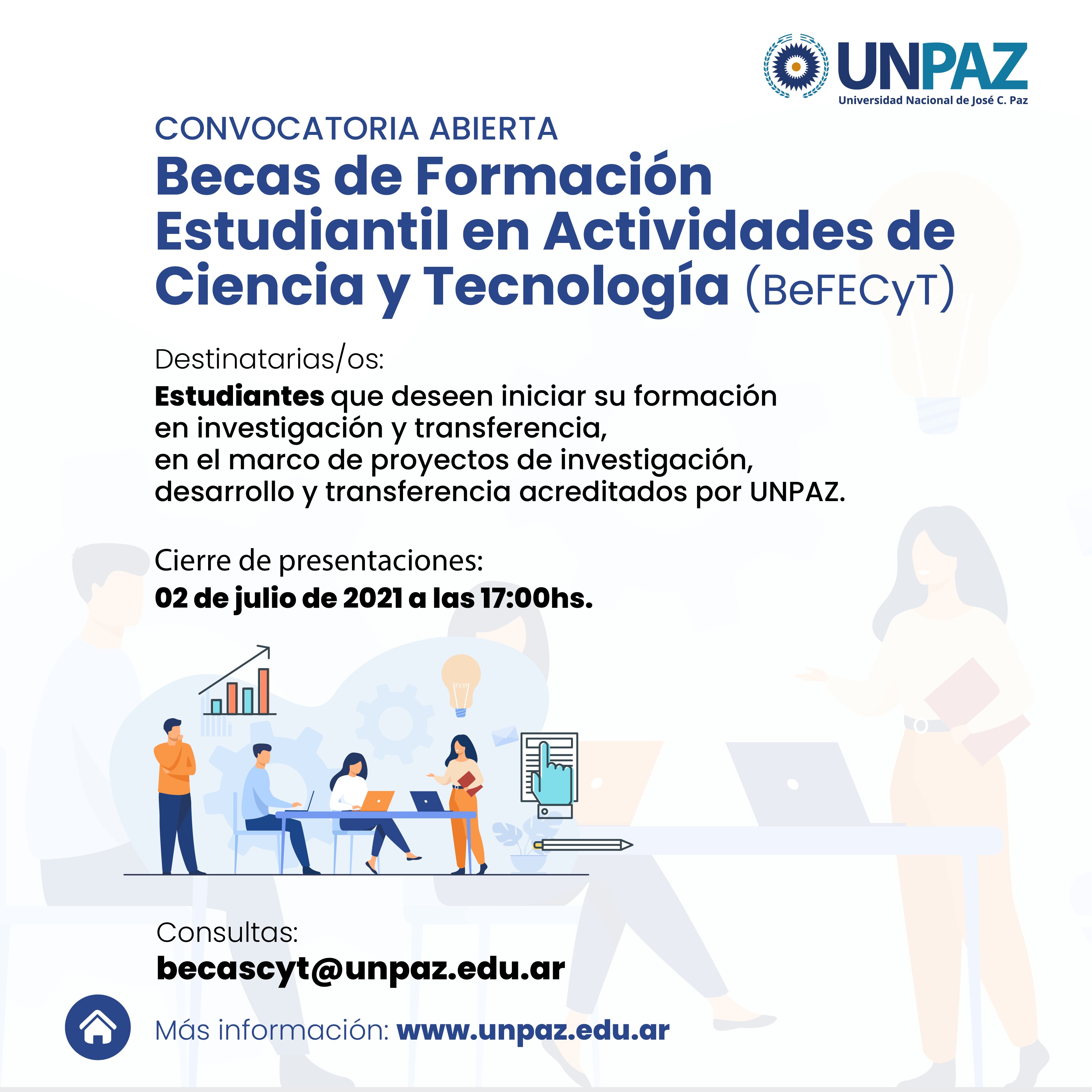 Convocatoria BEFECyT