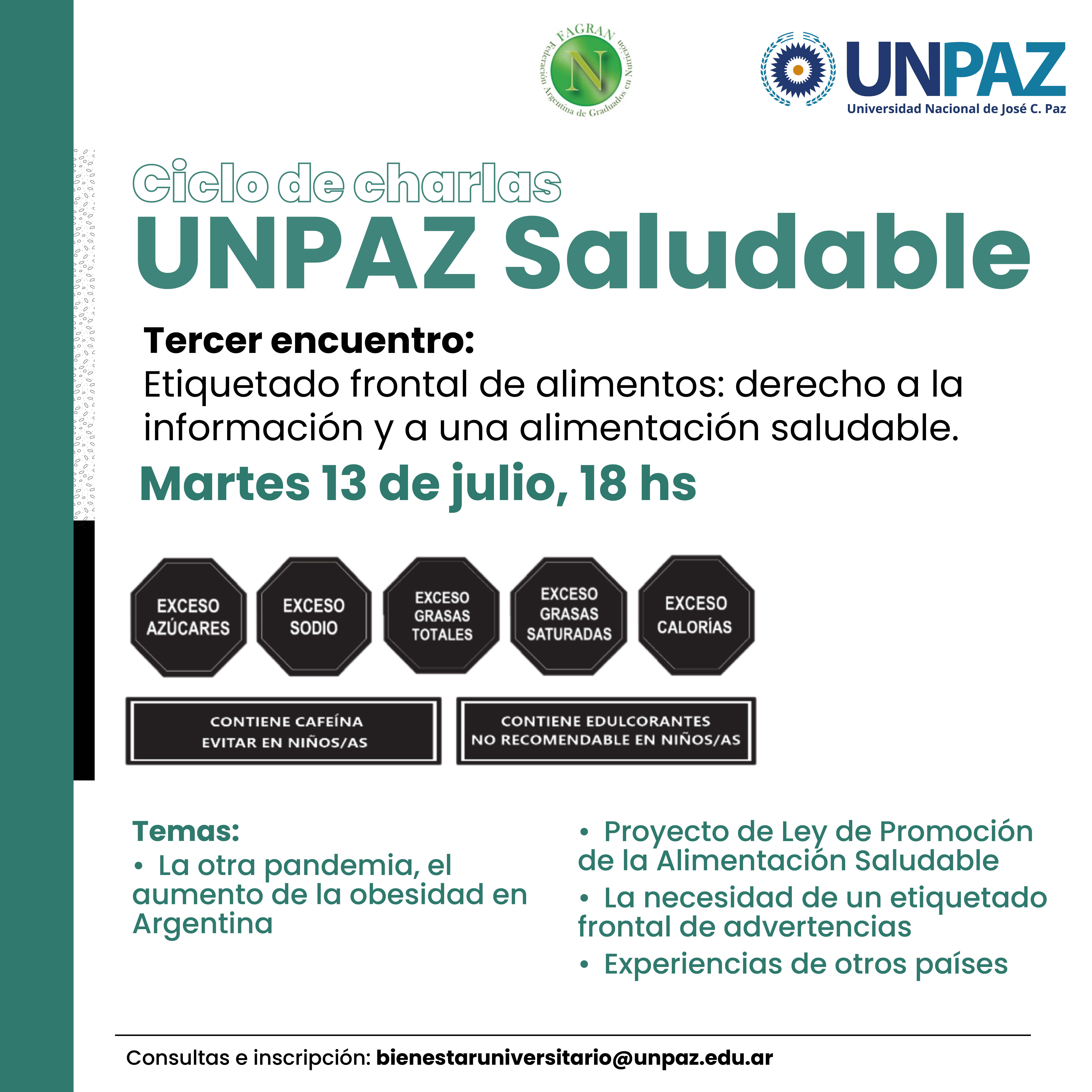 UNPAZ saludable tercer encuentro