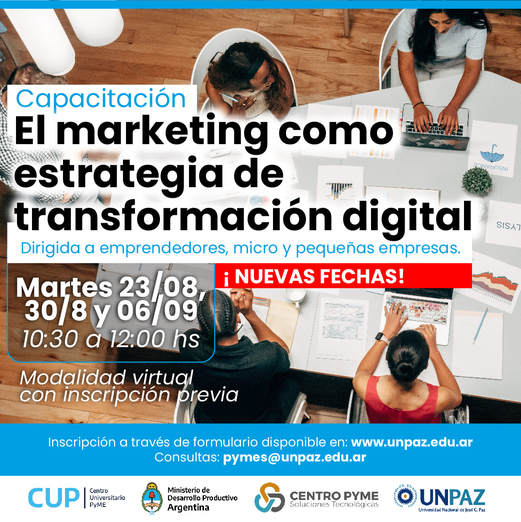 CAPACITACIÓN “EL MARKETING DIGITAL COMO ESTRATEGIA DE TRANSFORMACIÓN DIGITAL”