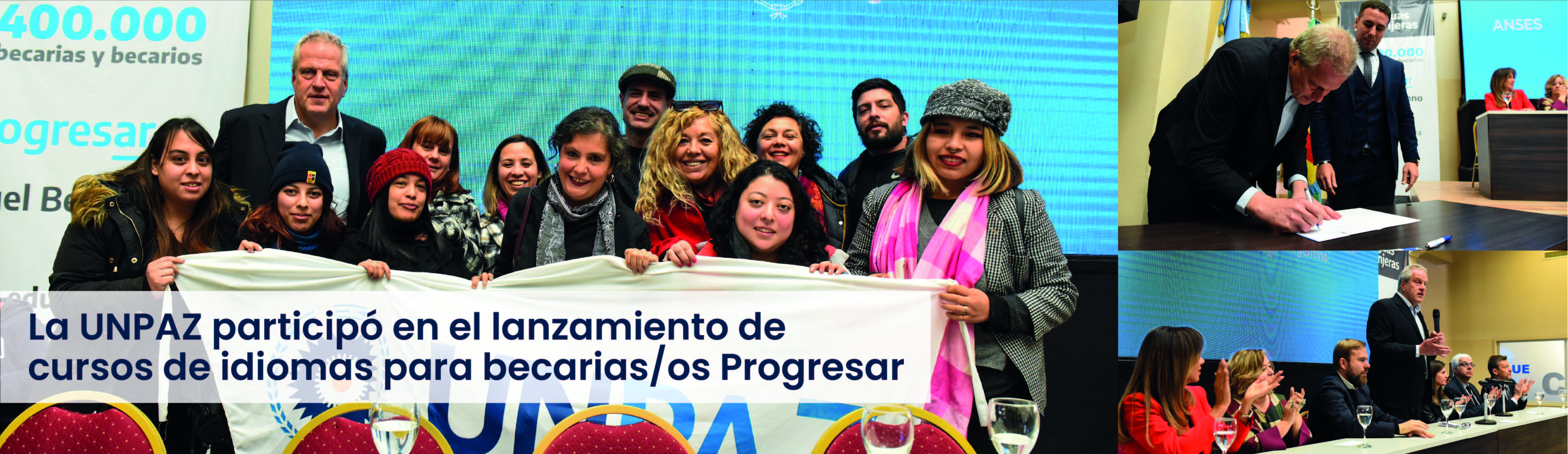 La UNPAZ participó en el lanzamiento de cursos de idiomas para becarias/os Progresar