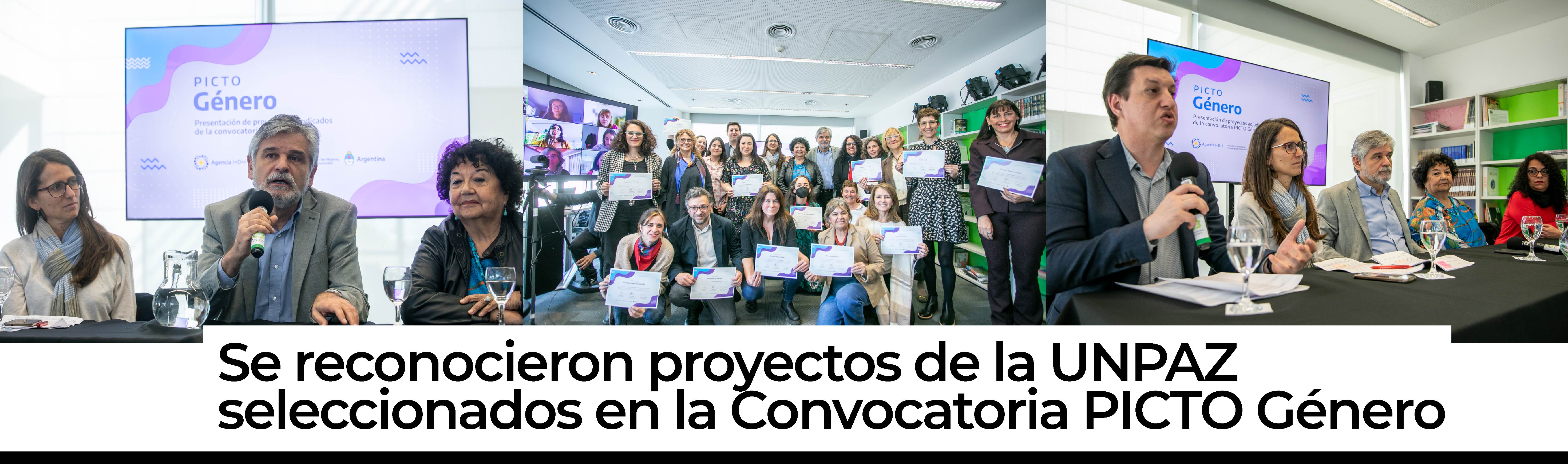 Se reconocieron proyectos de la UNPAZ seleccionados en la Convocatoria PICTO Género