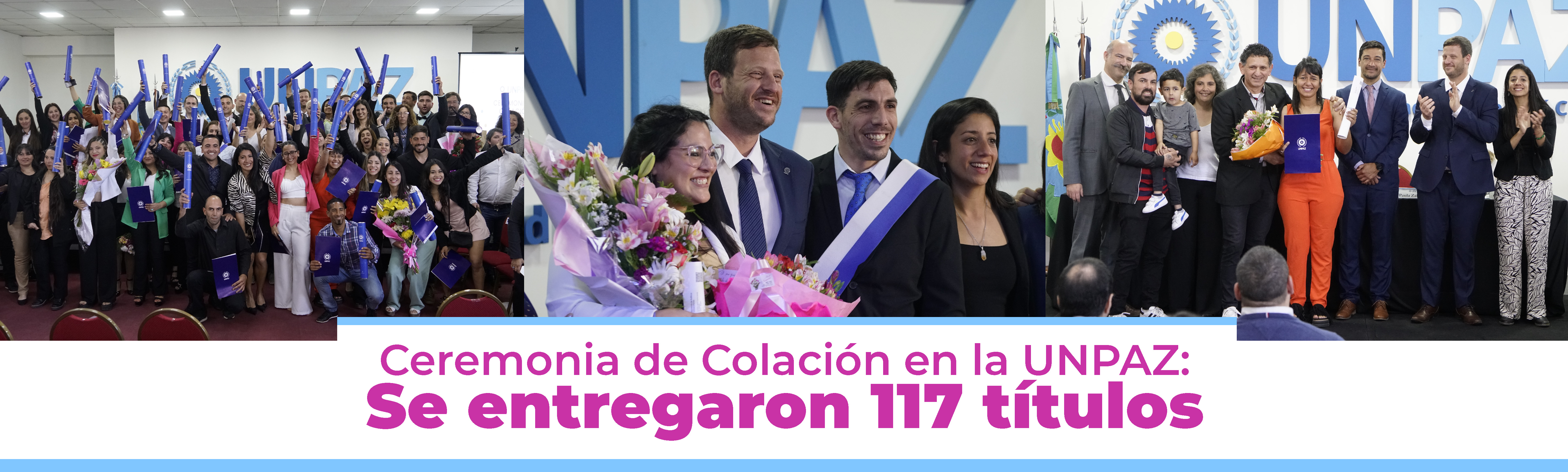 Ceremonia de Colación en la UNPAZ: Se entregaron 117 títulos