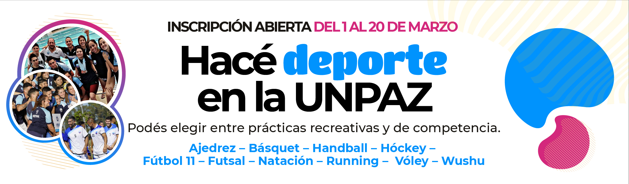 Hacé deporte en la UNPAZ