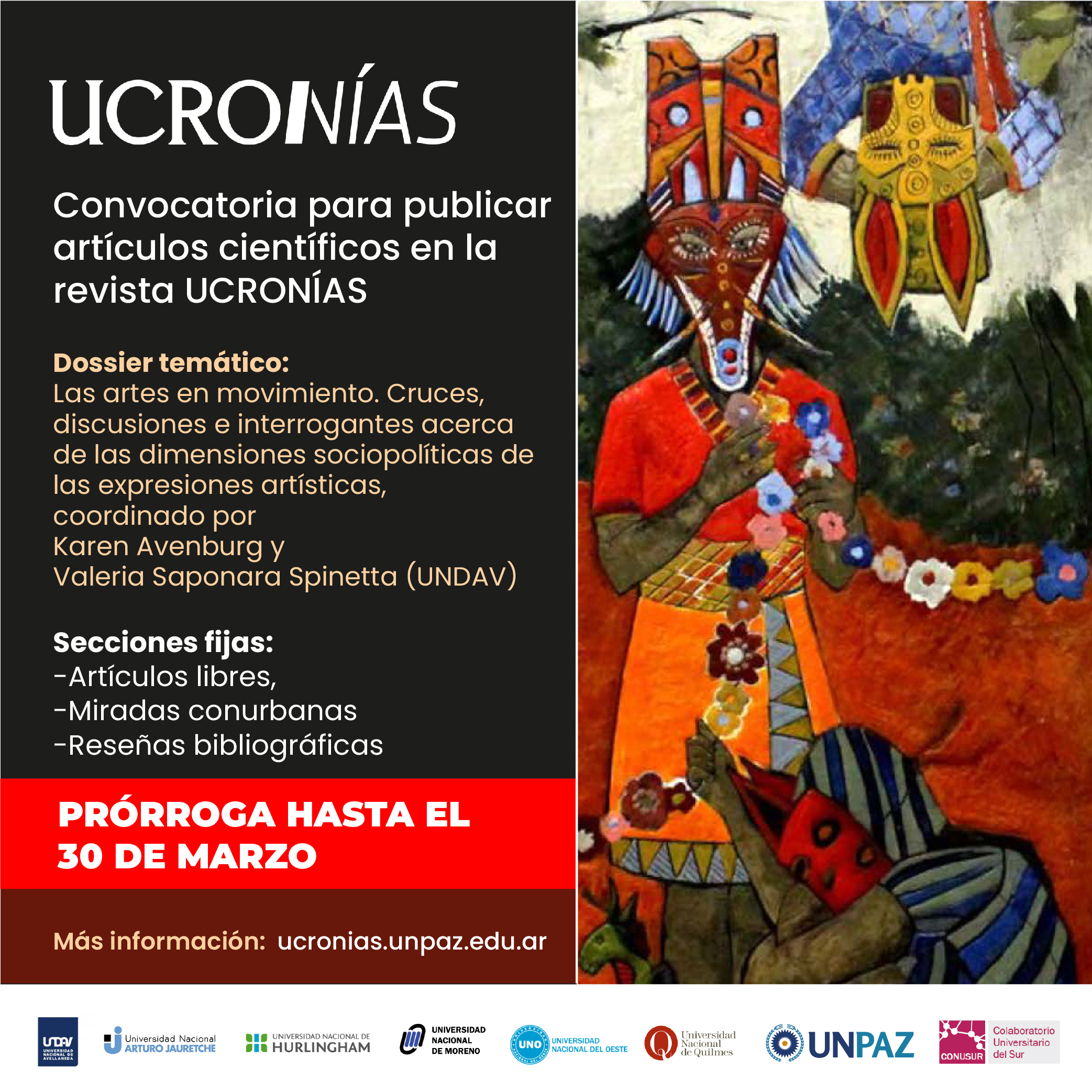 Convocatoria UCRONÍAS