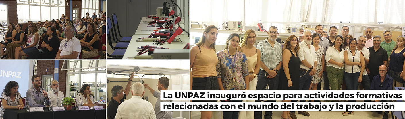 La UNPAZ inauguró espacio para actividades formativas relacionadas con el mundo del trabajo y la producción