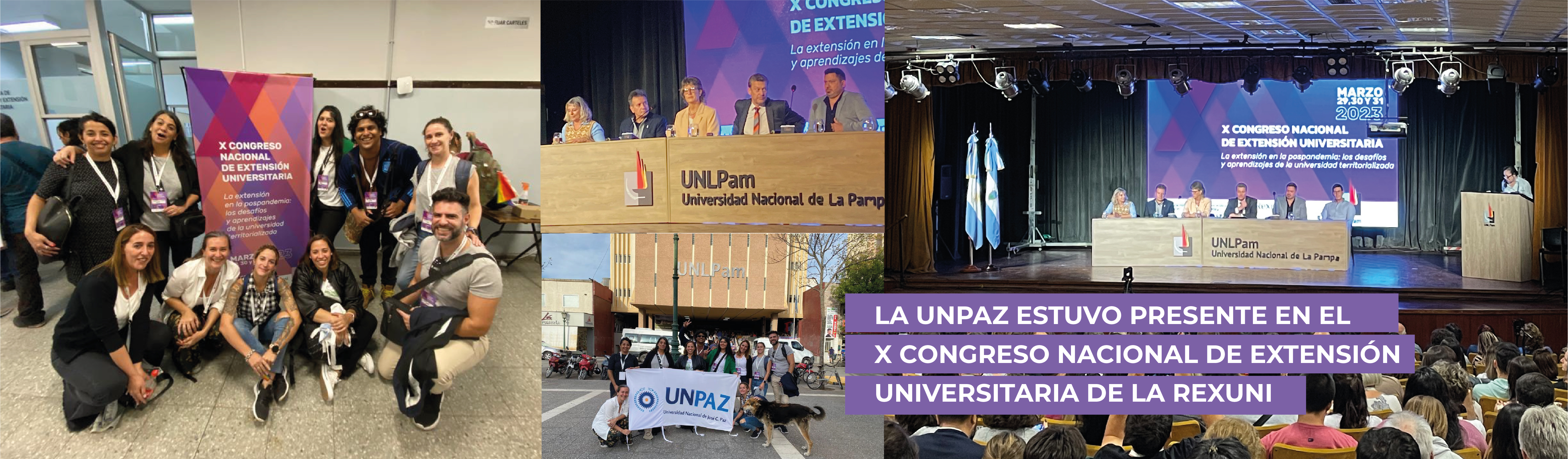 La UNPAZ estuvo presente en el  X Congreso Nacional de Extensión Universitaria de la REXUNI