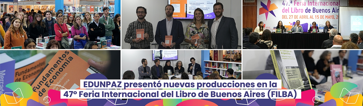 EDUNPAZ presentó nuevas producciones en la 47° Feria Internacional del Libro de Buenos Aires (FILBA)