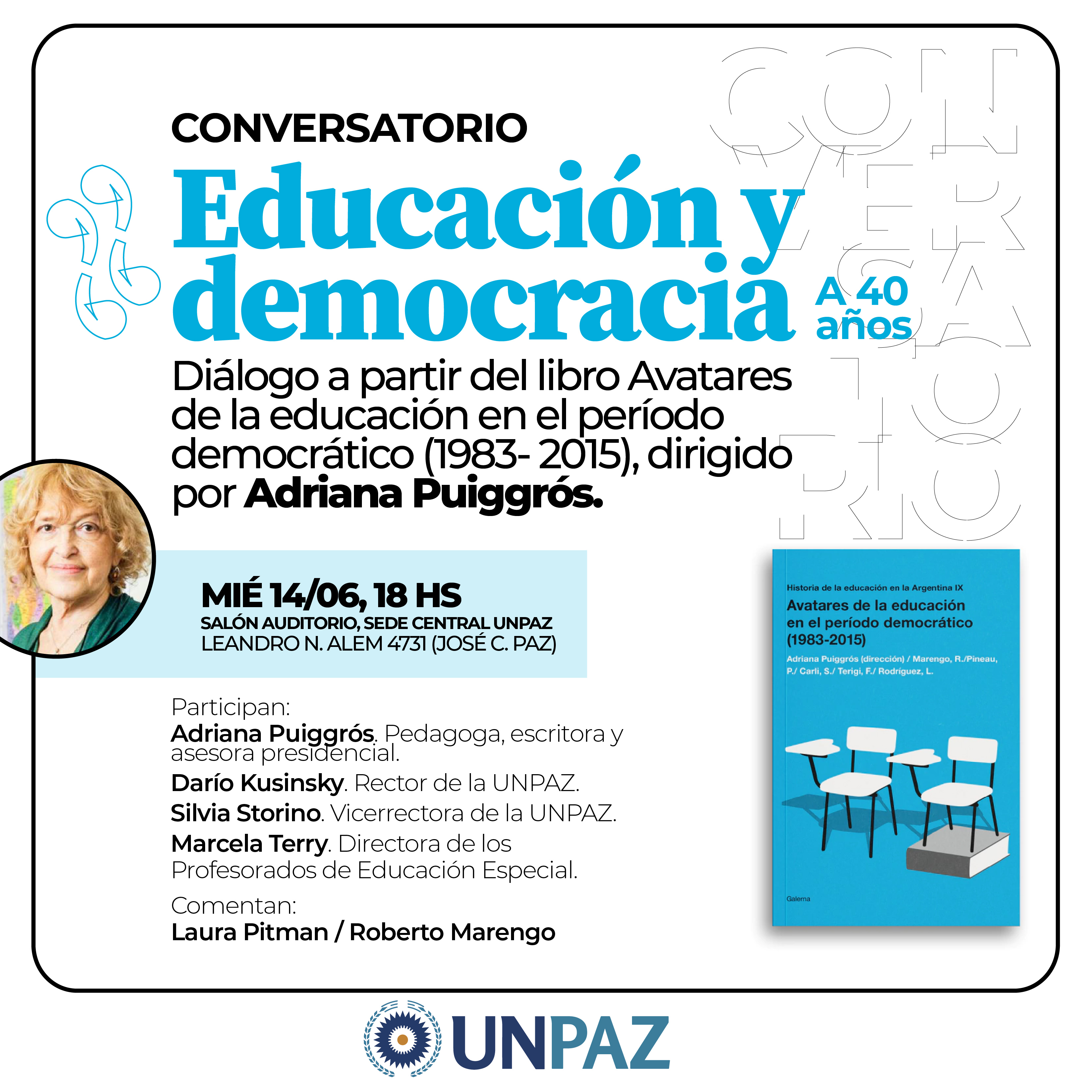 Conversatorio "Educación y democracia"