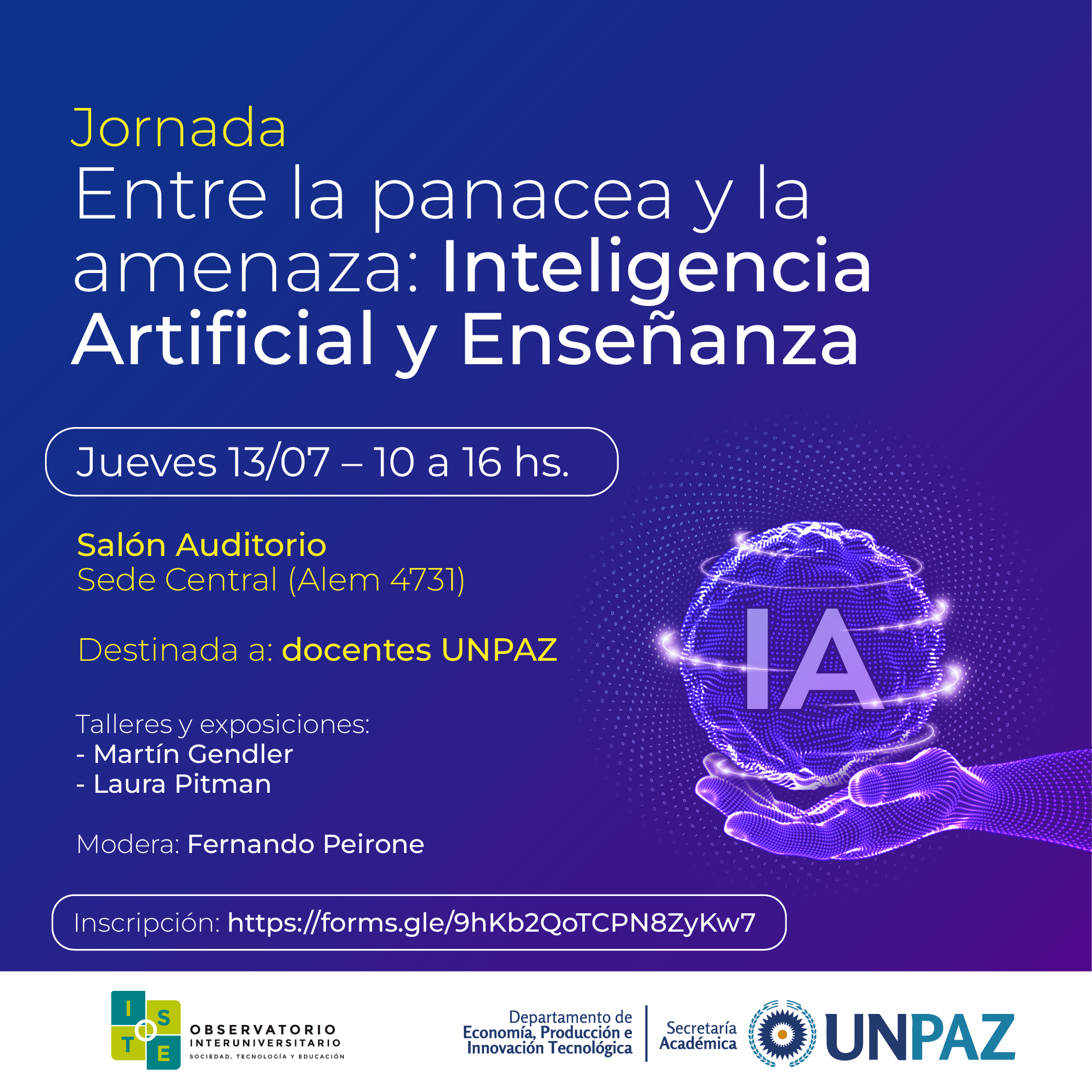 Entre la panacea y la amenaza: Inteligencia Artificial y enseñanza