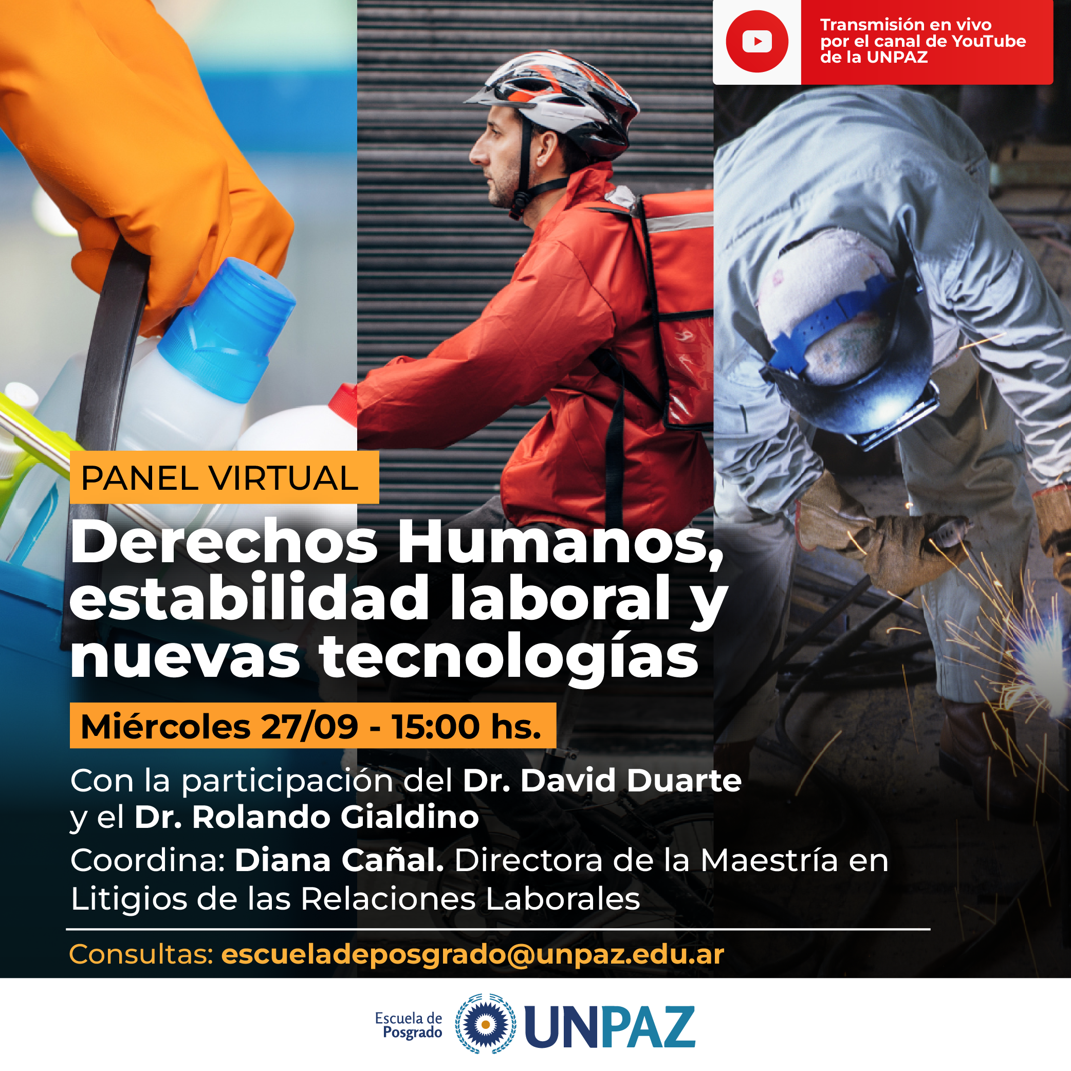 Panel: Derechos Humanos, estabilidad laboral y nuevas tecnologías