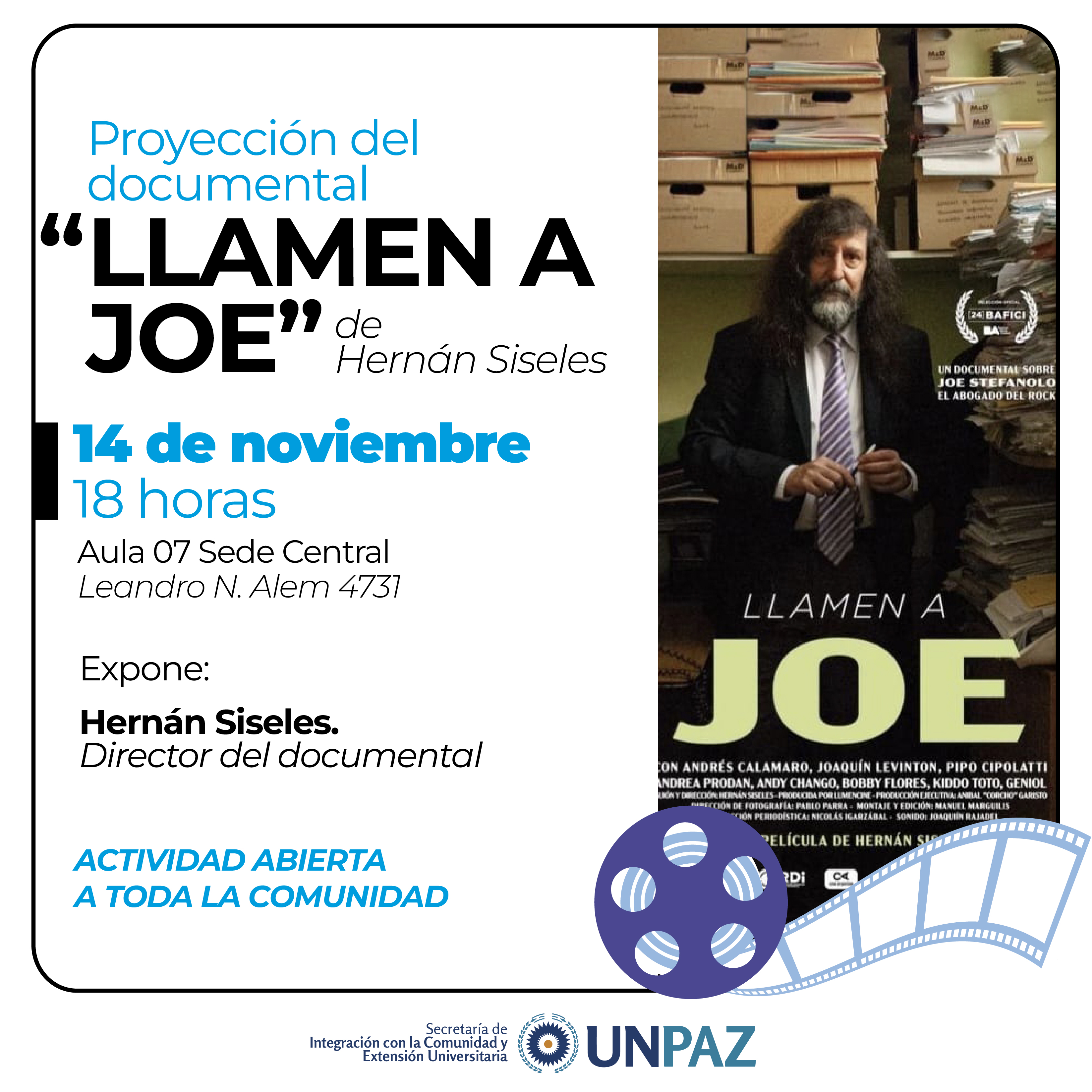 LLAMEN A JOE - UNPAZ