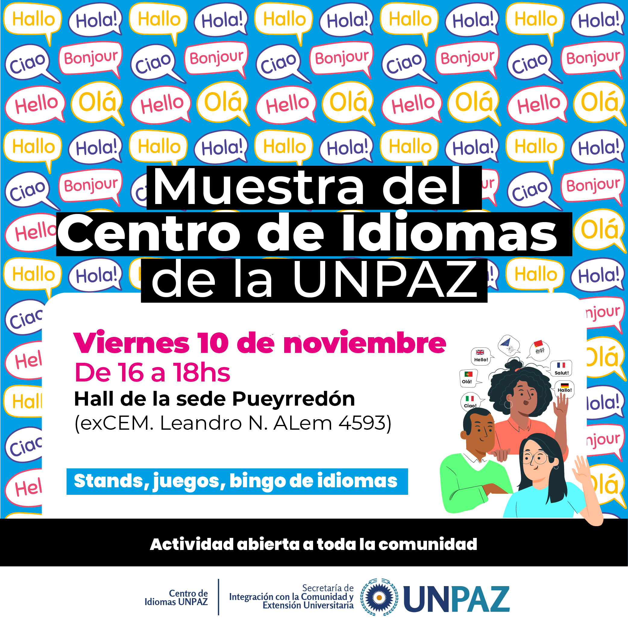 MUESTRA CENTRO DE IDIOMAS - UNPAZ