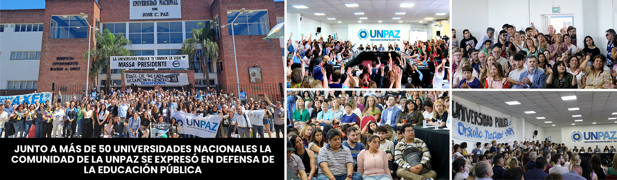 Junto a más de 50 universidades nacionales la comunidad de la UNPAZ se expresó en defensa de la educación pública