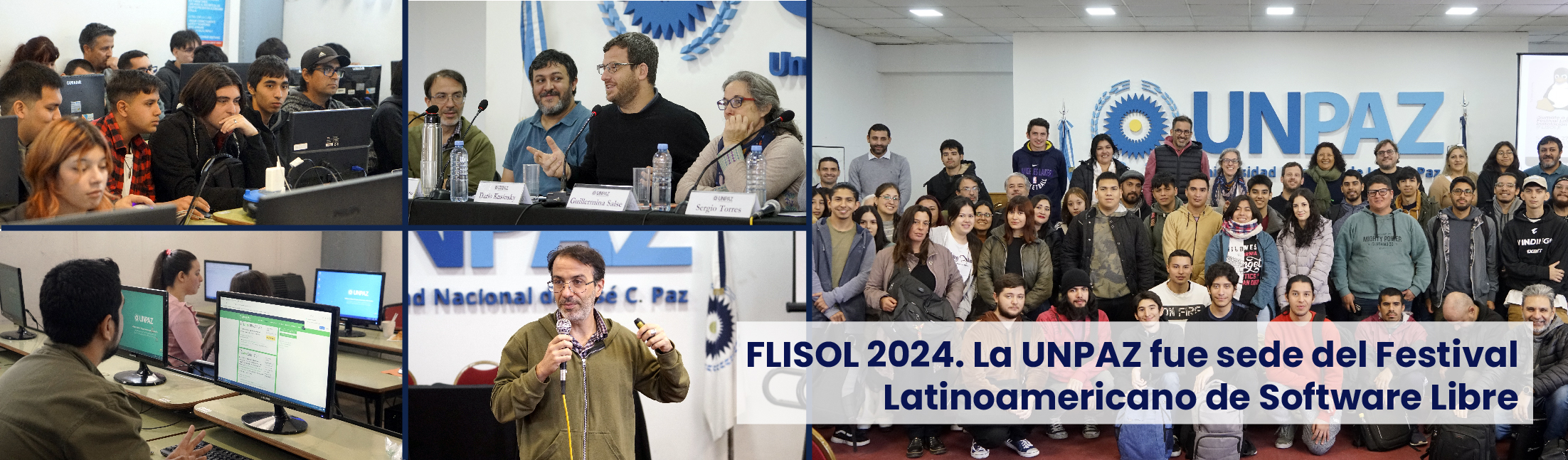 FLISOL 2024. La UNPAZ fue sede del Festival Latinoamericano de Software Libre