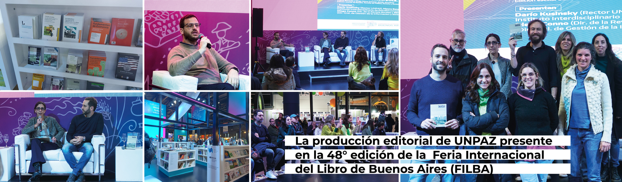 La producción editorial de UNPAZ presente en la 48° edición de la Feria Internacional del Libro de Buenos Aires (FILBA)