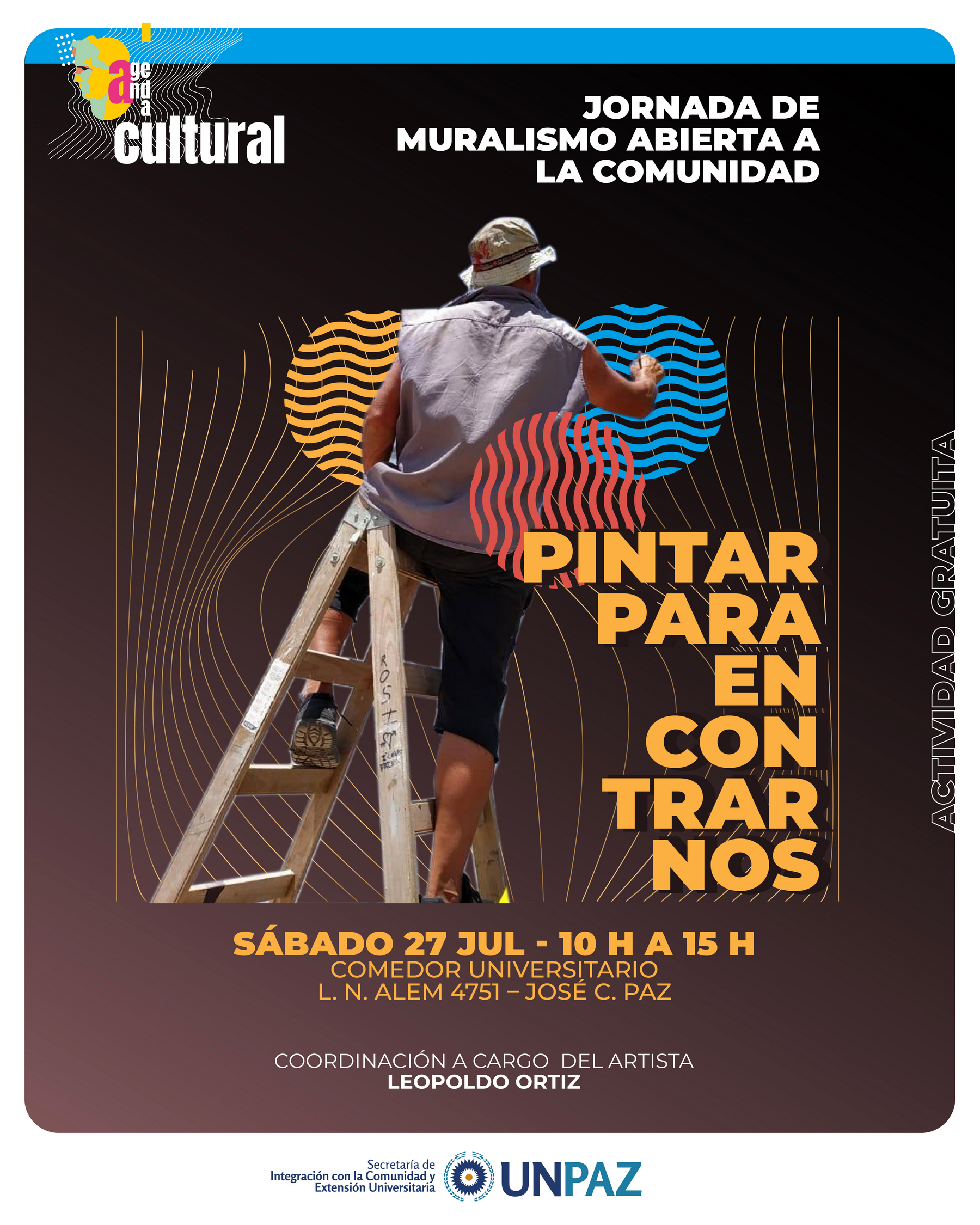 Mural colectivo. Sumate a “Pintar para encontrarnos”