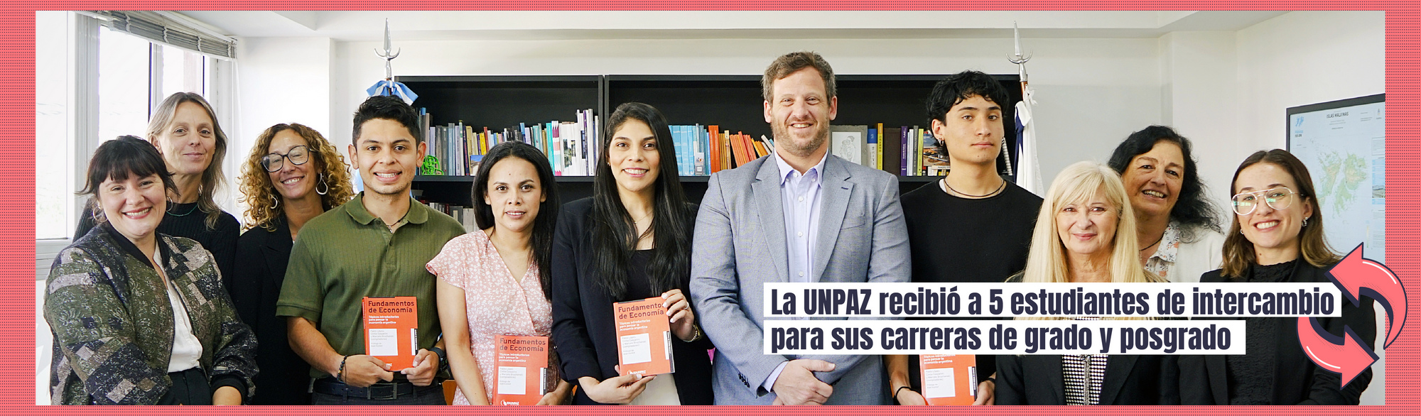 La UNPAZ recibió a 5 estudiantes de intercambio para sus carreras de grado y posgrado