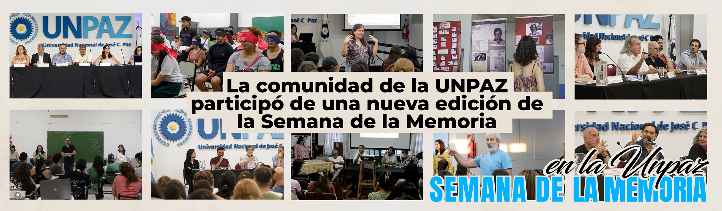 La comunidad de la UNPAZ participó de una nueva edición de la Semana de la Memoria