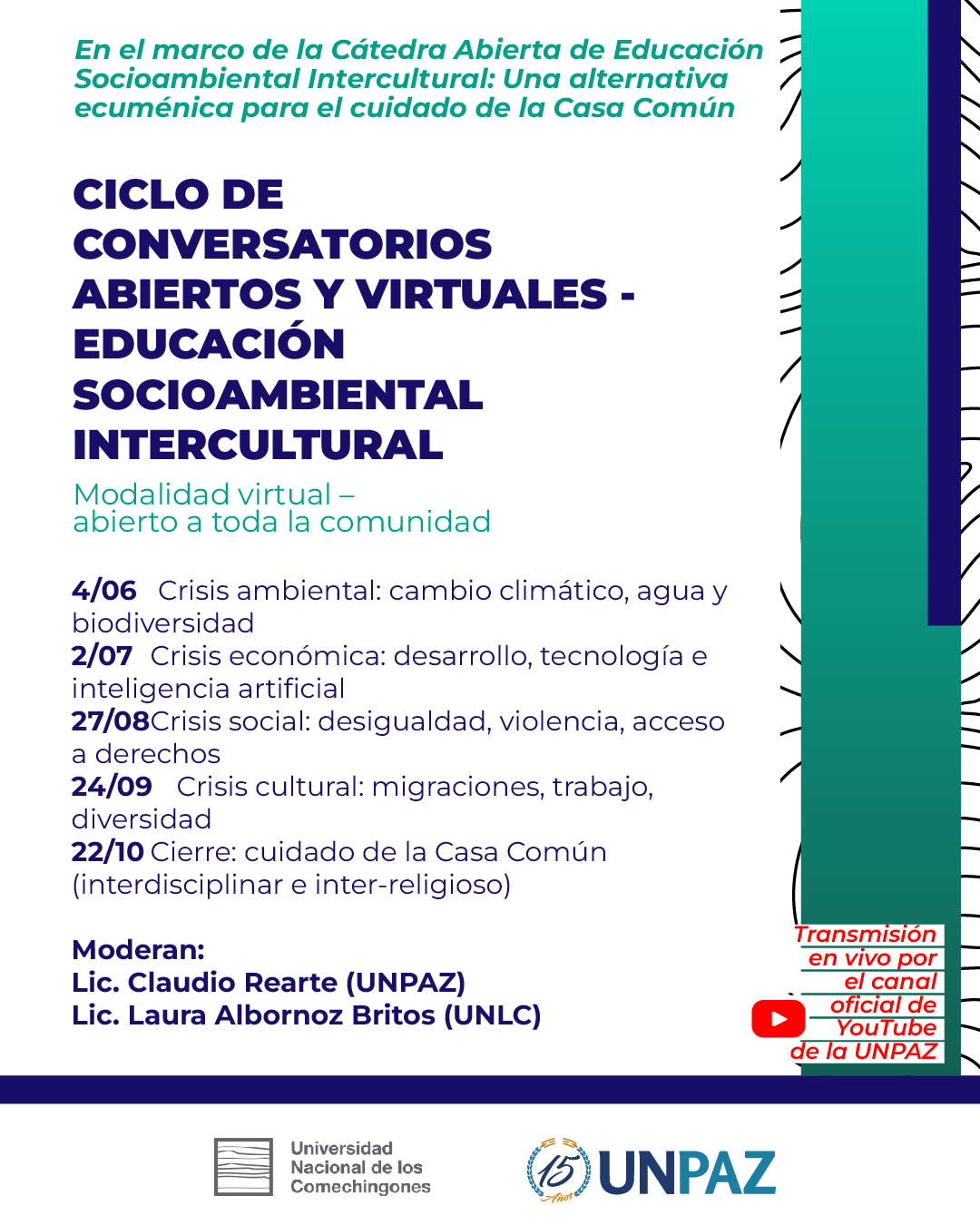 Ciclo de Conversatorios: Educación Socioambiental Intercultural para el Cuidado de la Casa Común