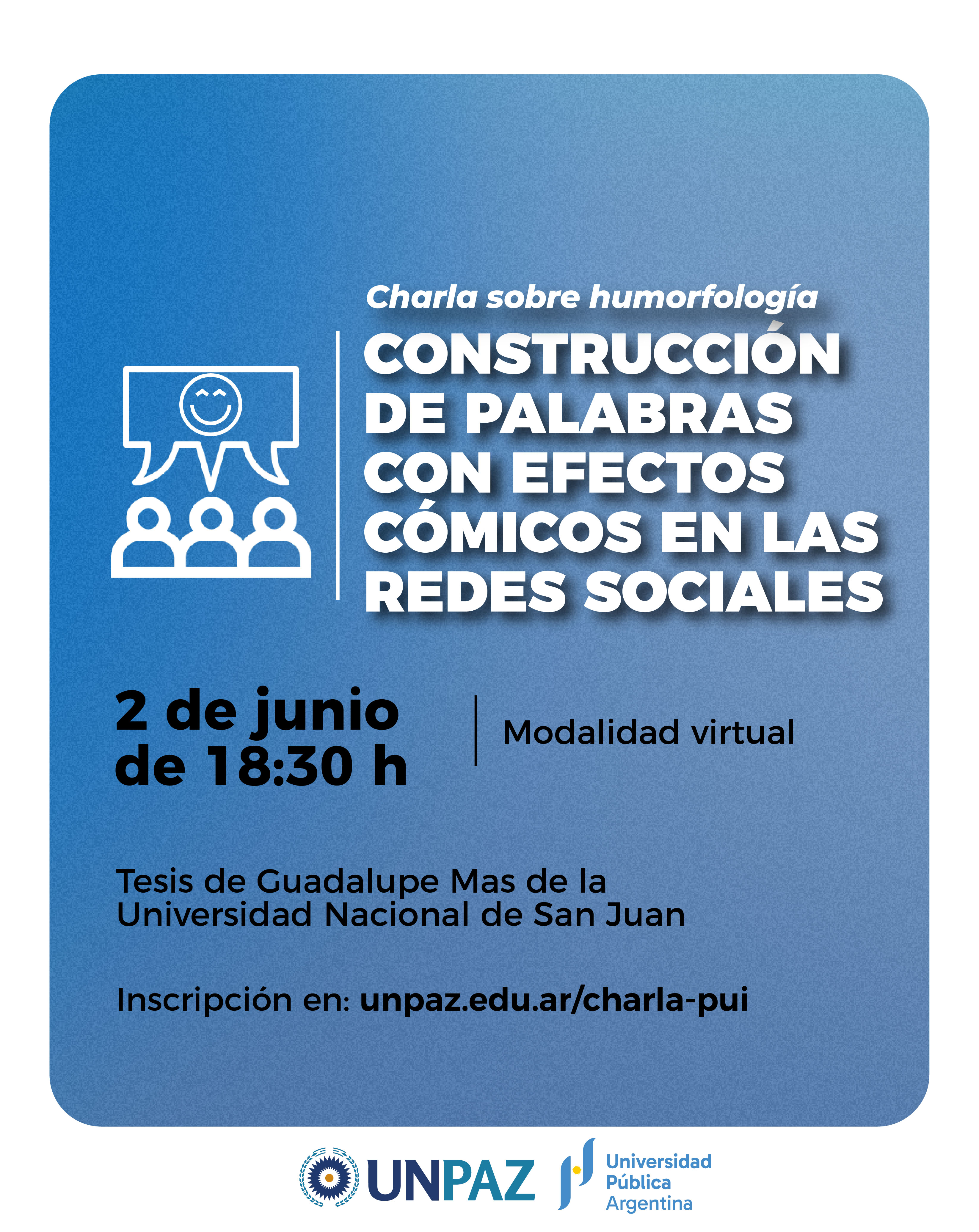 Charla sobre humorfología PUI - UNPAZ