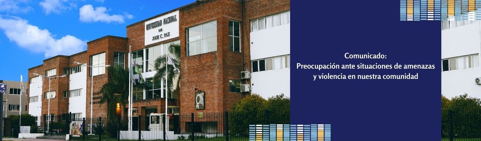 Comunicado: preocupación ante situaciones de amenazas y violencia en nuestra comunidad