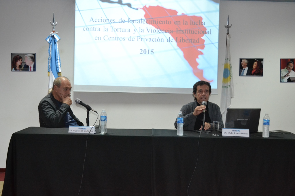 Dr. Eugenio Zaffaroni y Dr. Iñaki Rivera