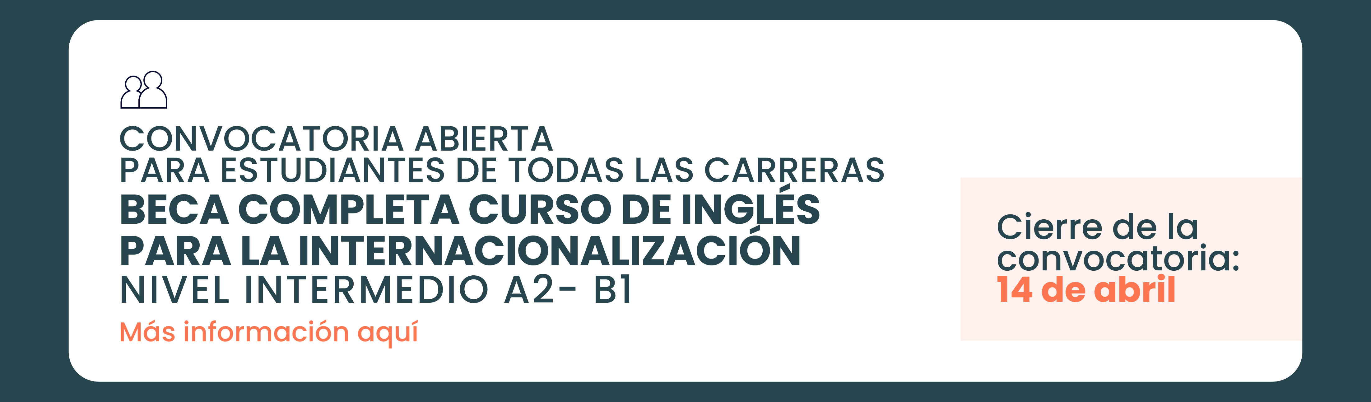 CONVOCATORIA ABIERTA A BECA COMPLETA CURSO DE INGLÉS PARA LA INTERNACIONALIZACIÓN UNPAZ 2021