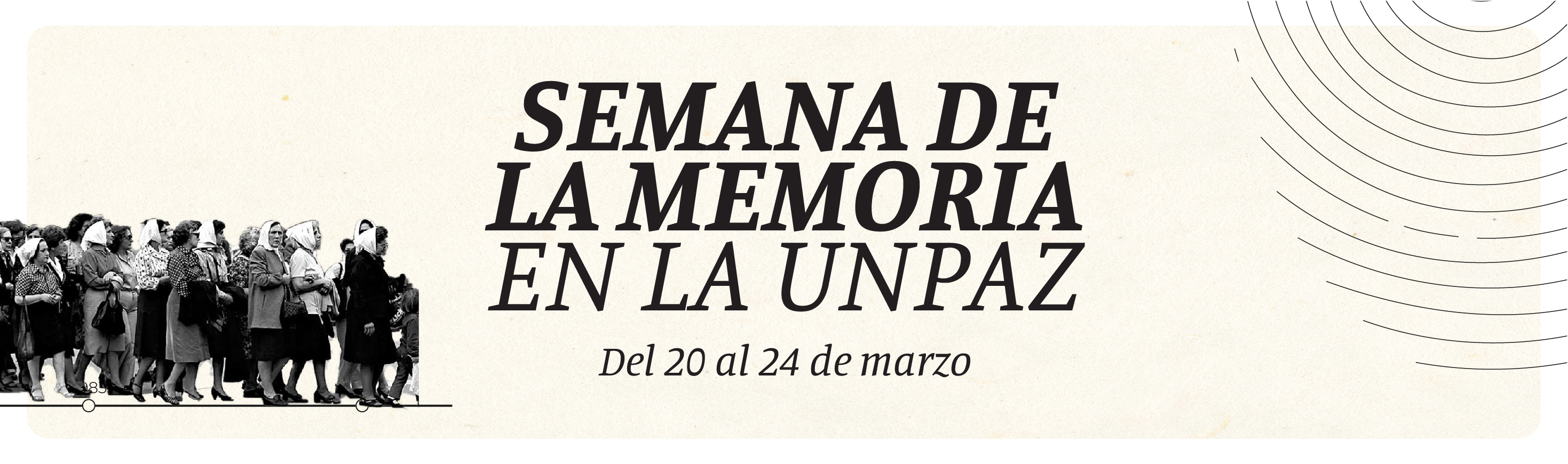 Semana de la Memoria en la UNPAZ