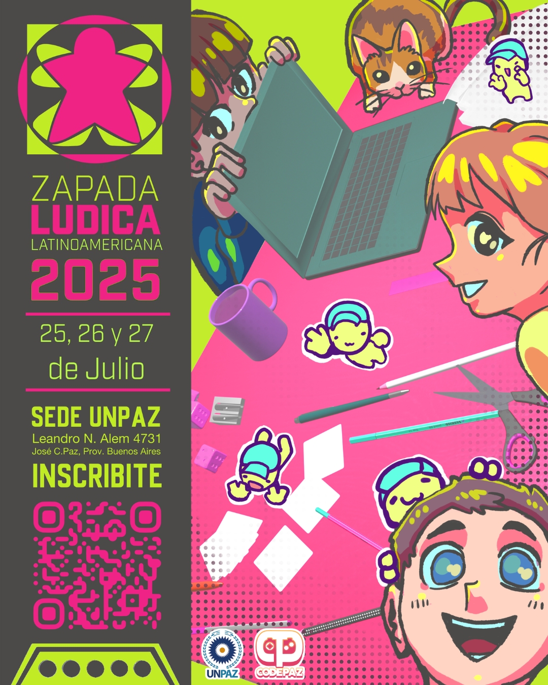 Zapada Lúdica Latinoamericana 2025 en la UNPAZ - UNPAZ