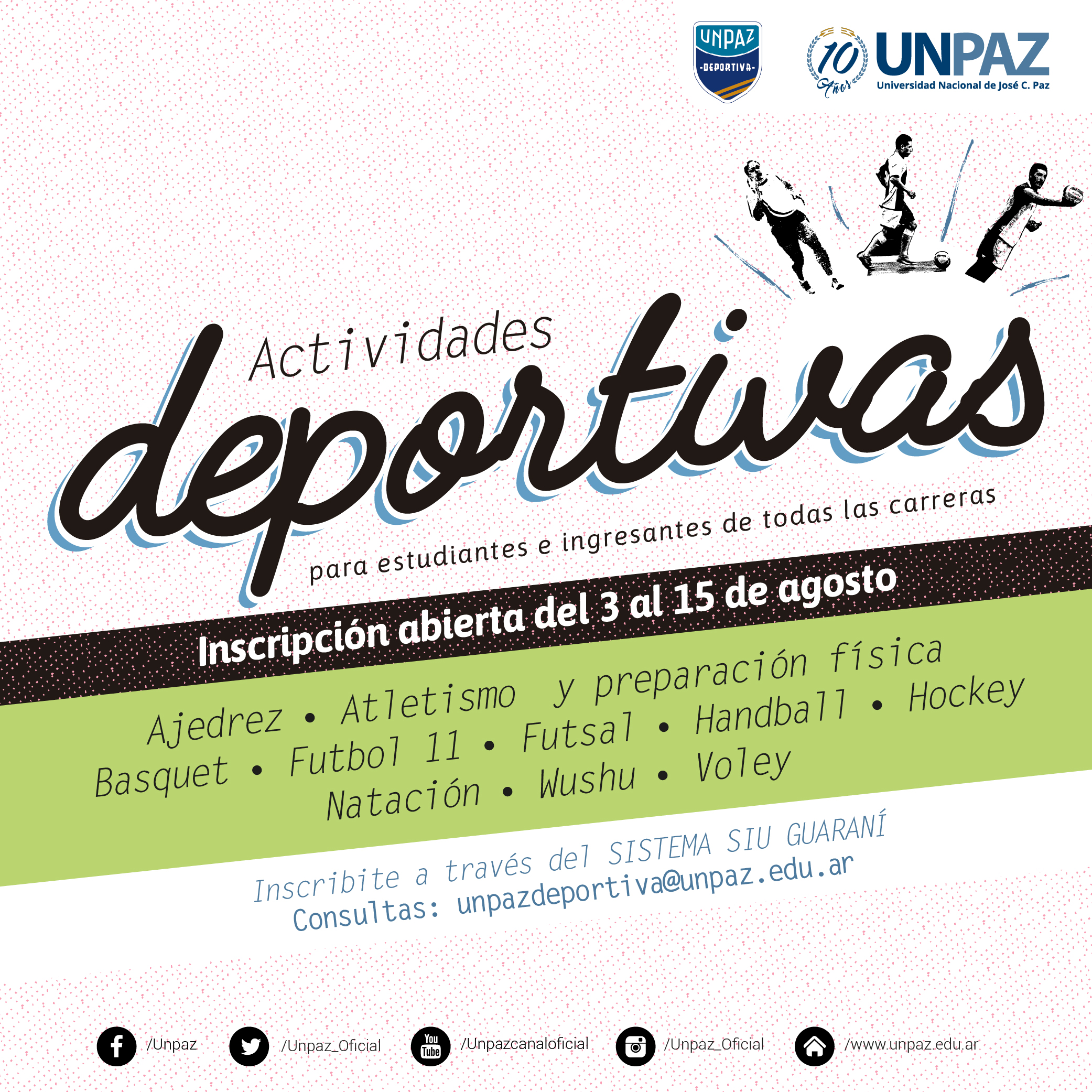 Actividades deportivas