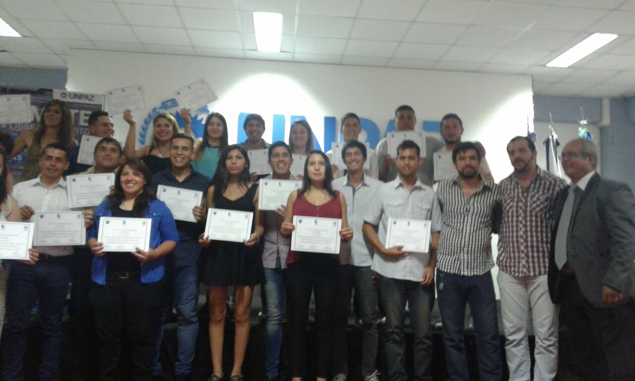 Entrega de certificados.