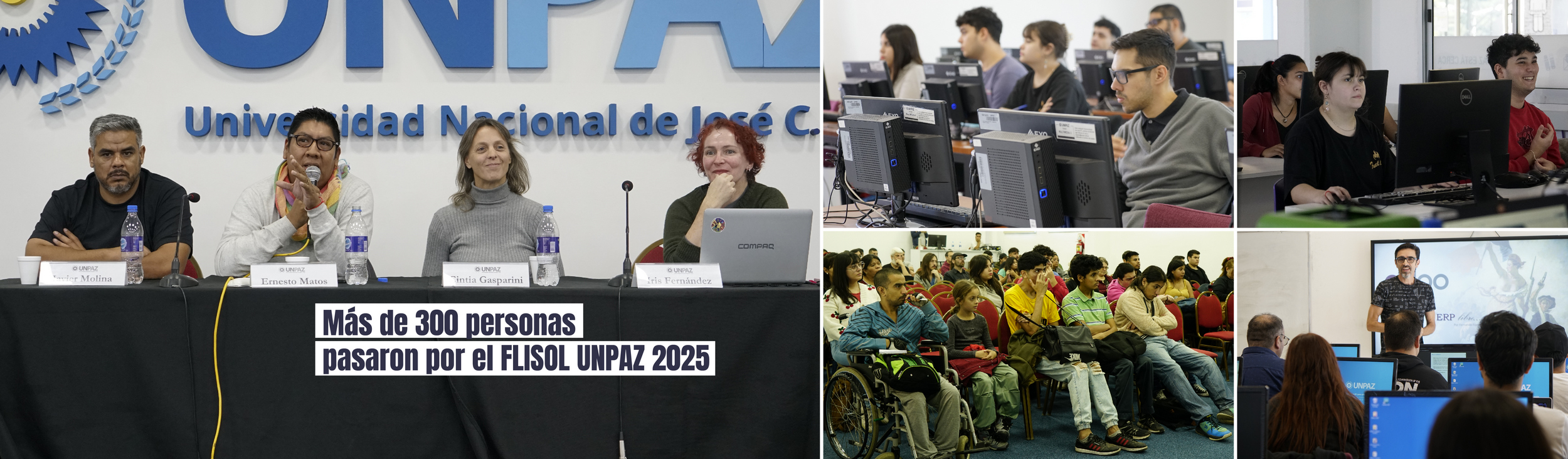 Más de 300 personas pasaron por FLISOL UNPAZ 2025