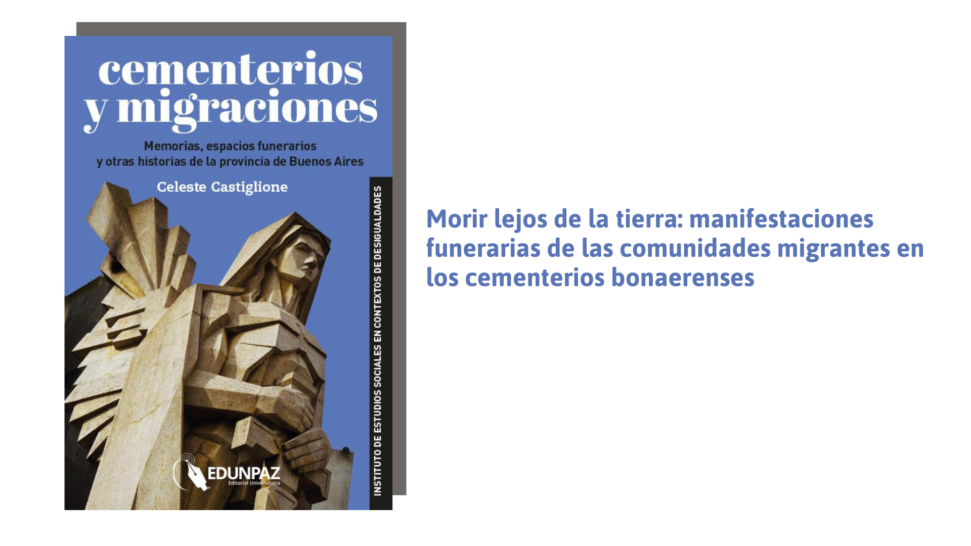 Cementerios y migraciones: Memorias, espacios funerarios y otras historias de la provincia de Buenos Aires