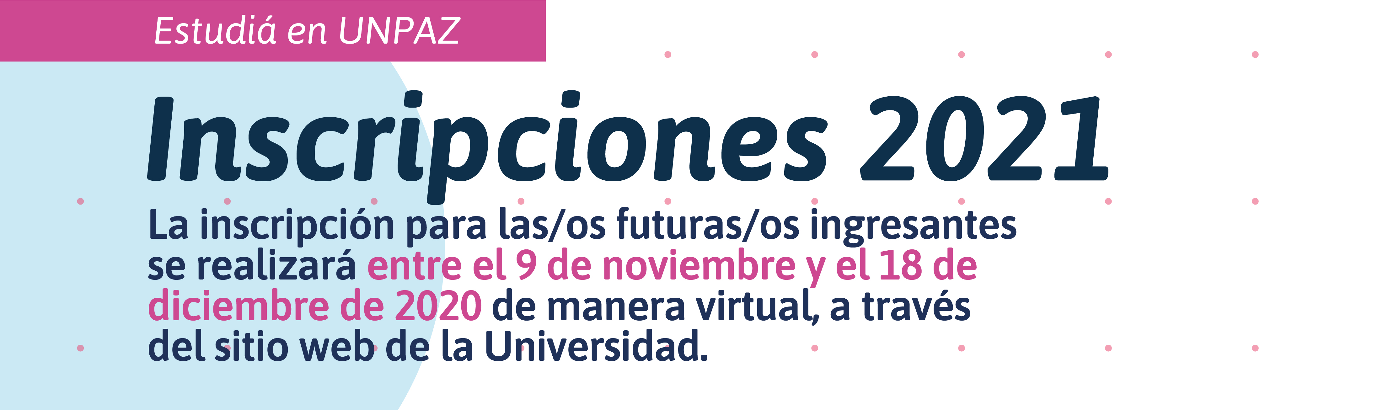 Inscripciones 2021