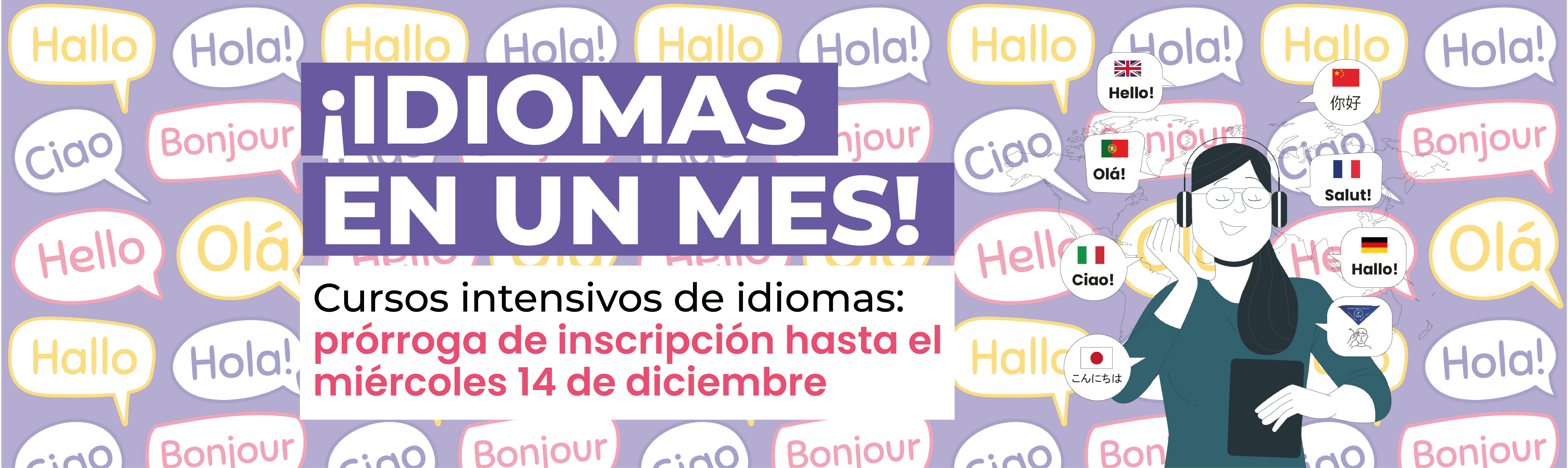 prórroga de inscripión hasta el 14 de diciembre